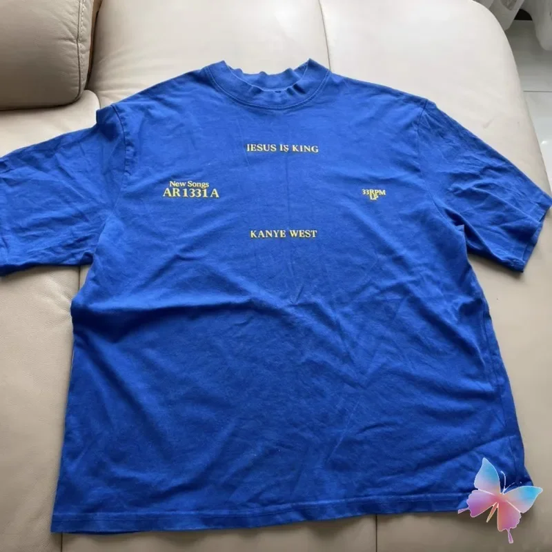 Collectible Vintage T Shirts - Kanye-男性と女性のための半袖コットンTシャツ,高品質のストリート,ヴィンテージ,ルーズ,フォームプリント,サマーコレクション