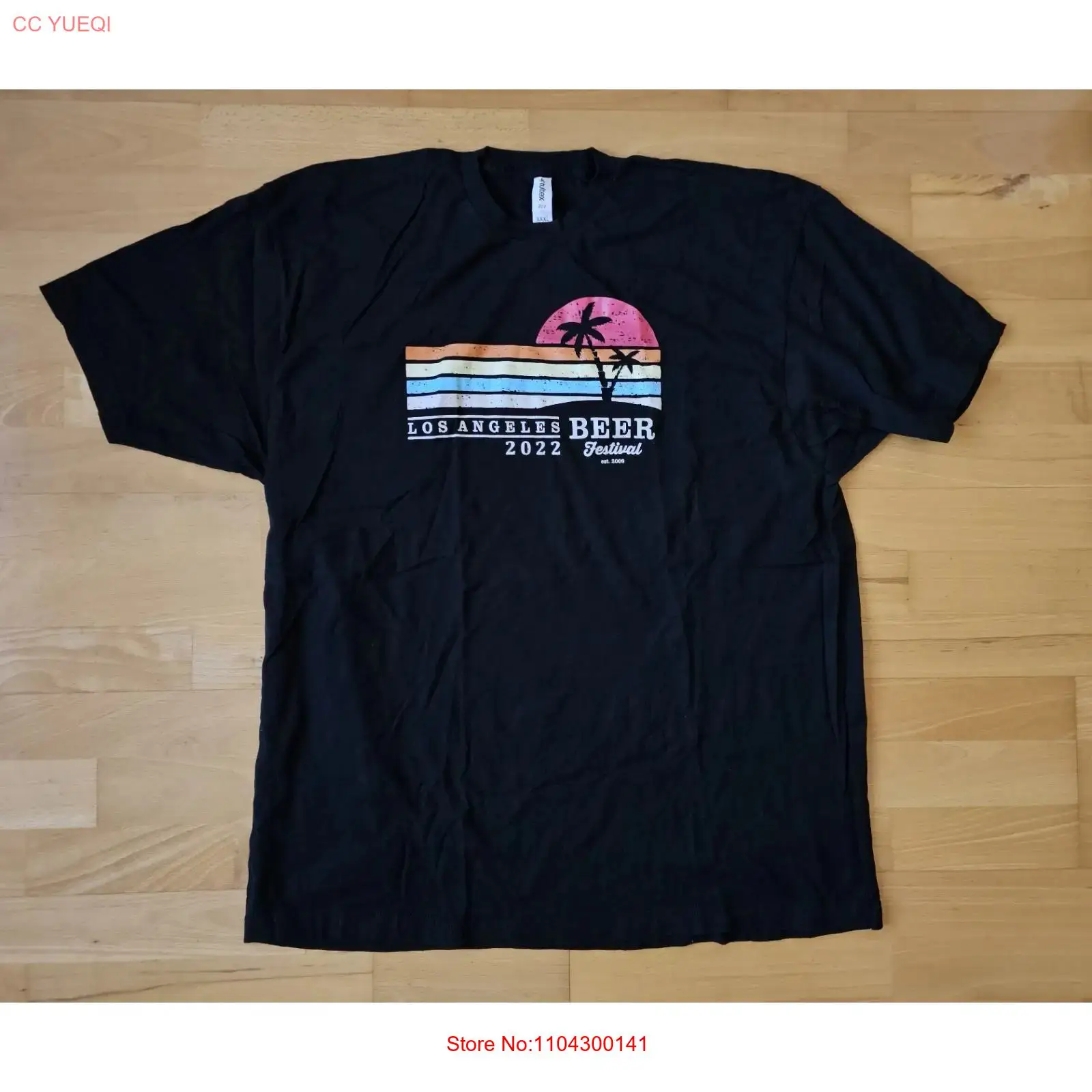 Collectible Vintage T Shirts - ロサンゼルス LA ビールフェスティバル 2022 ブラック T