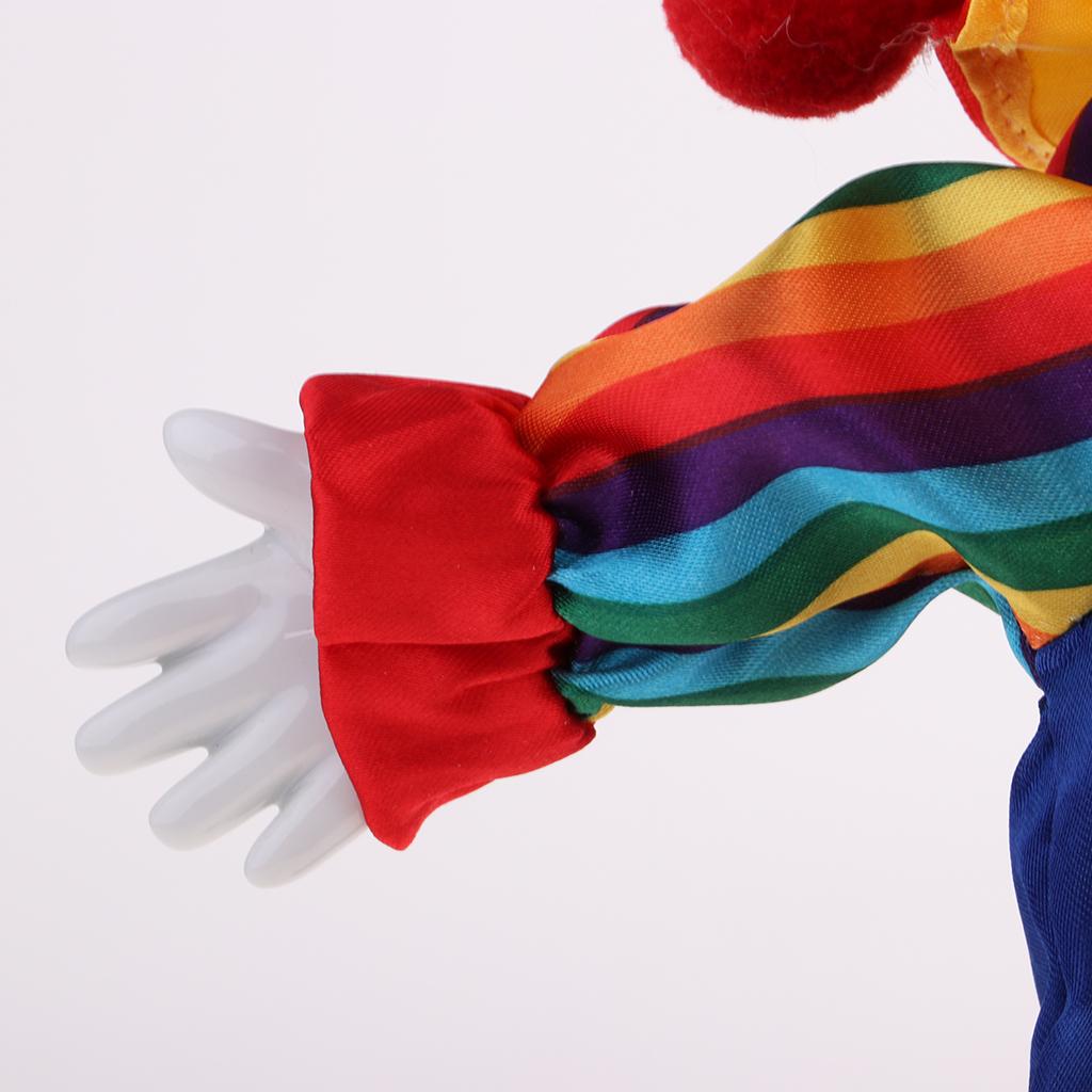 Vintage Collectible Clowns - 手作りの磁器製ピエロ人形、ヴィンテージセラミック製の可動式人形、家の装飾や子供のおもちゃに