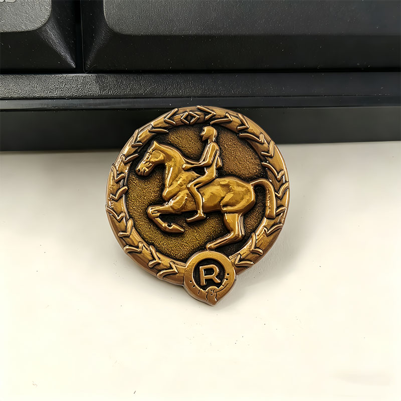 Vintage Collectible Pins - ドイツの若い騎手バッジ、ドイツの乗馬者バッジ、ヴィンテージ乗馬ラペルピン、バックパック装飾、コレクターズアイテム、ジュエリーギフト