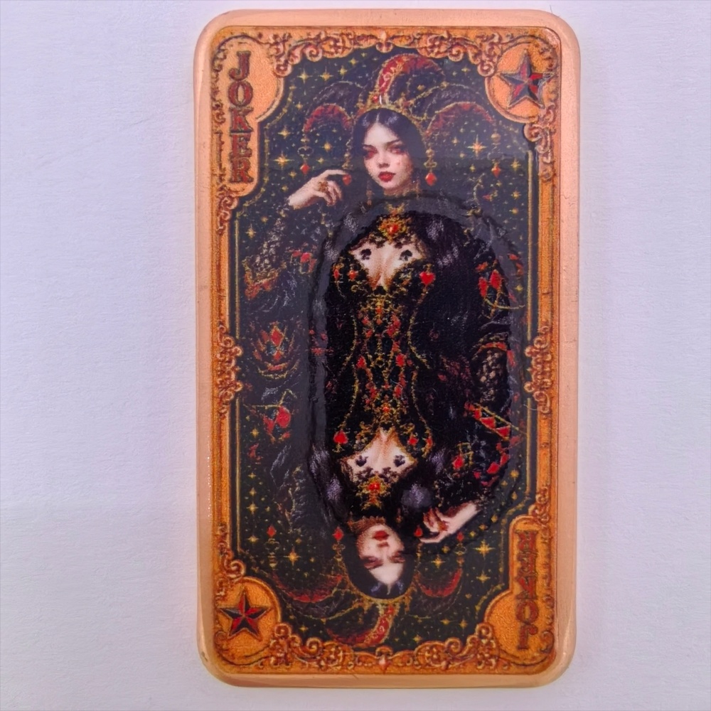 Vintage Collectible Playing Cards - 1オンス .999純銅バー ポーカー プレイカード ジョーカー ヴィンテージ