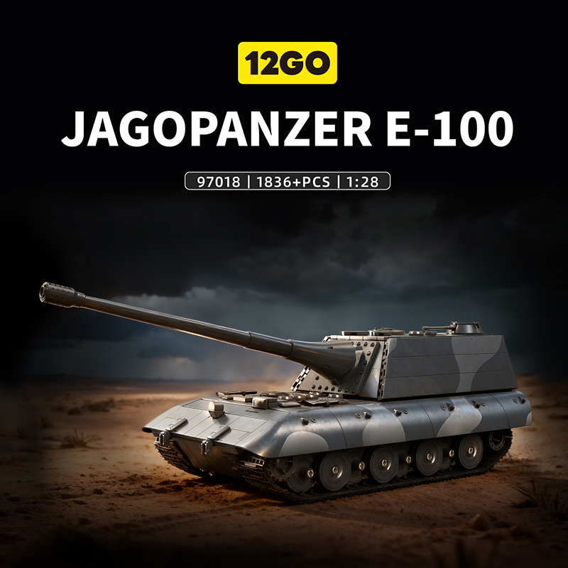 Vintage Collectible Toys - 1836ピース MOC 大人向け E-100 戦車駆逐艦モデル 知育玩具