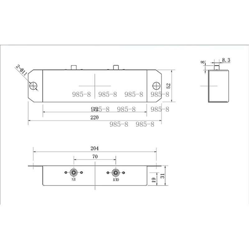 Tube Amplifier Part - チューブギターアンプスプリングリバーブタンク、コンパクトスプリングリバーブはヴィンテージギターアンプリバーブキャビネットのスペアパーツを修理できます