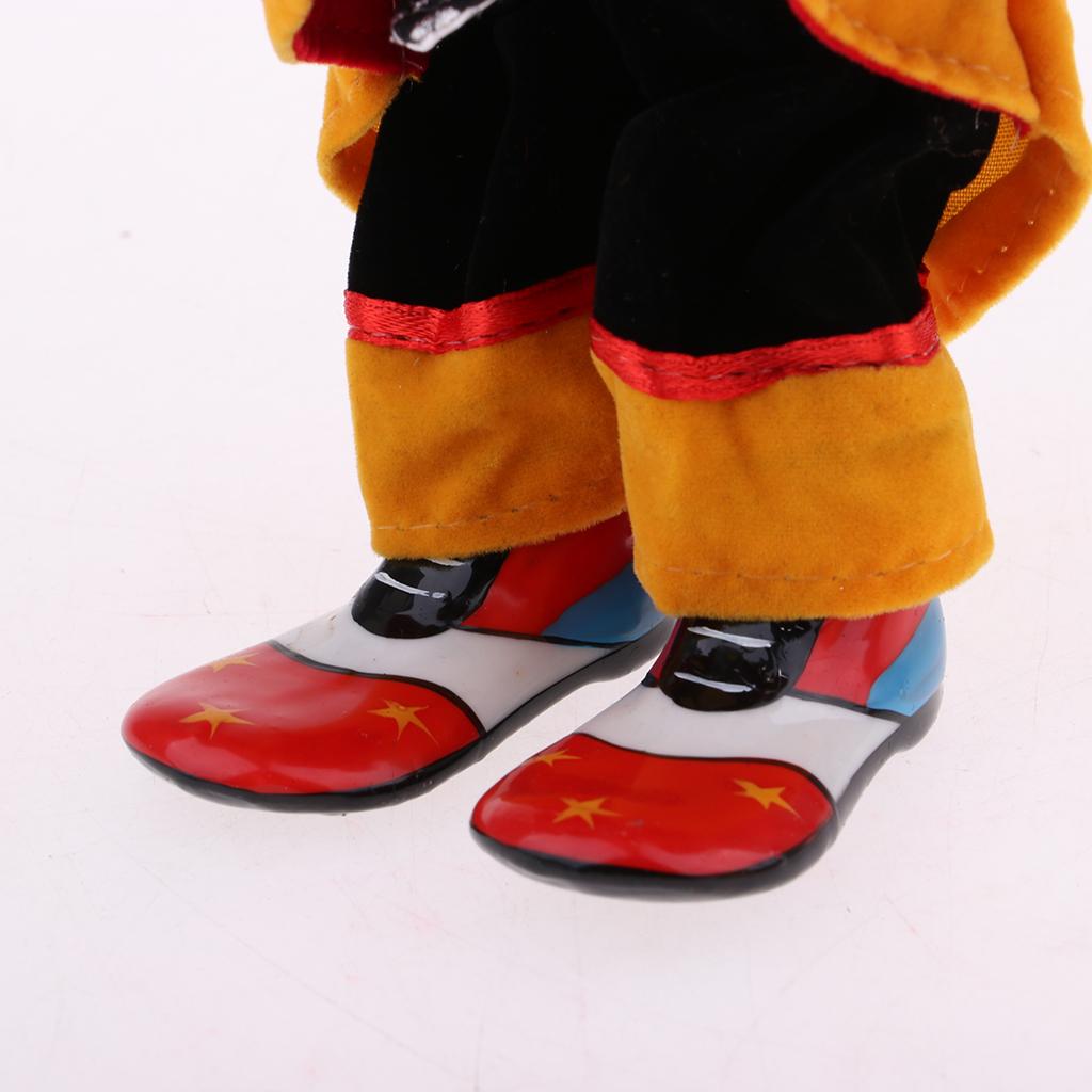 Vintage Collectible Clowns - 磁器製ピエロ人形 収集品 手作り セラミック製 ヴィンテージ風 ジェスター