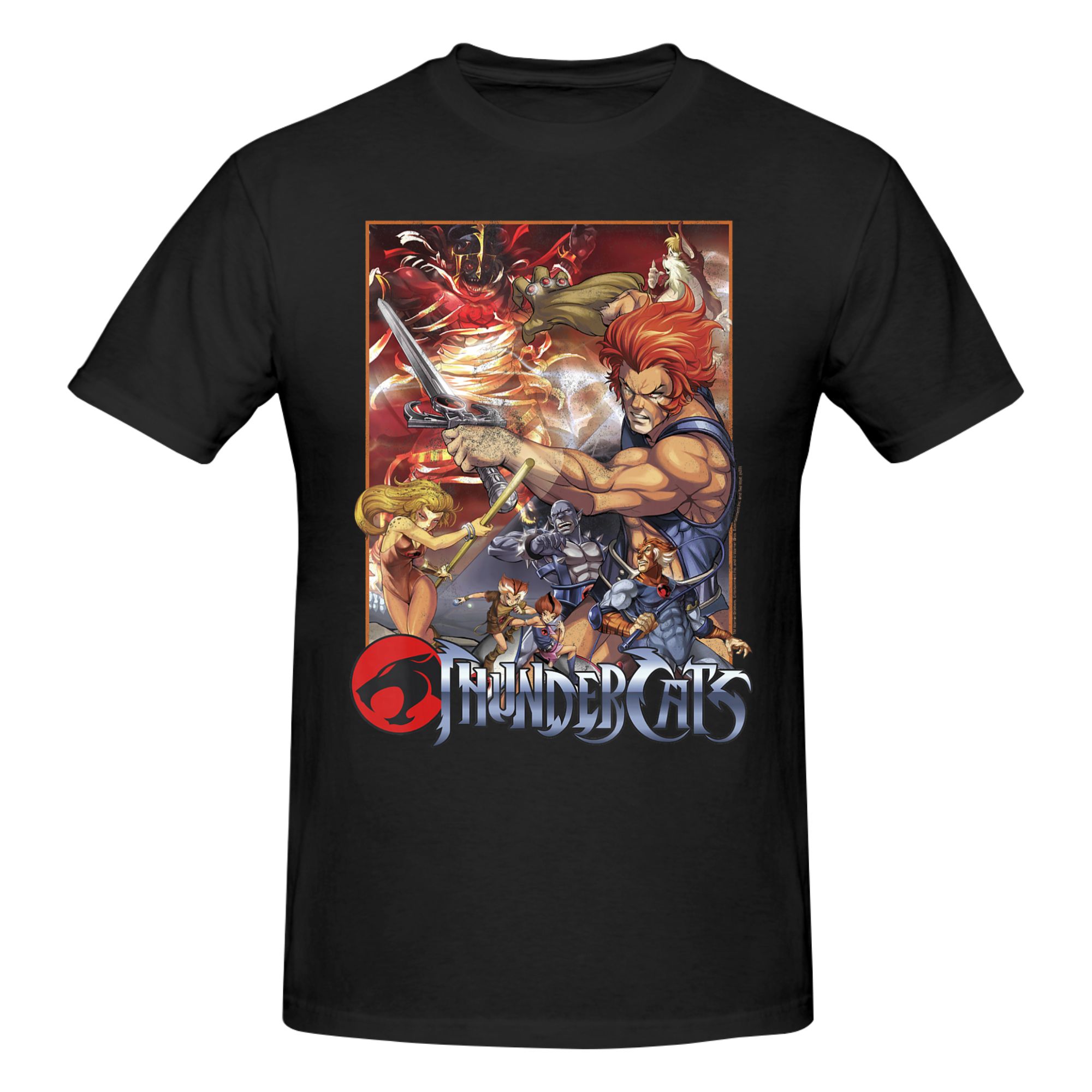 Collectible Vintage T Shirts - 1 ピースキャラクターコレクション面白いグラフィック綿 100% Tシャツサンダーキャッツ 80 年代ヴィンテージ漫画