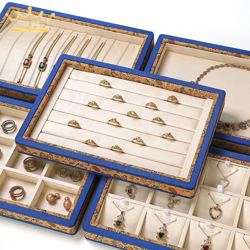 Vintage Collectible Accessories - ヴィンテージジュエリーディスプレイトレイ、アクセサリー、ペンダント、ネックレス、指輪、装飾品ディスプレイ用小道具トレイ、デスクトップアクセサリーコレクション