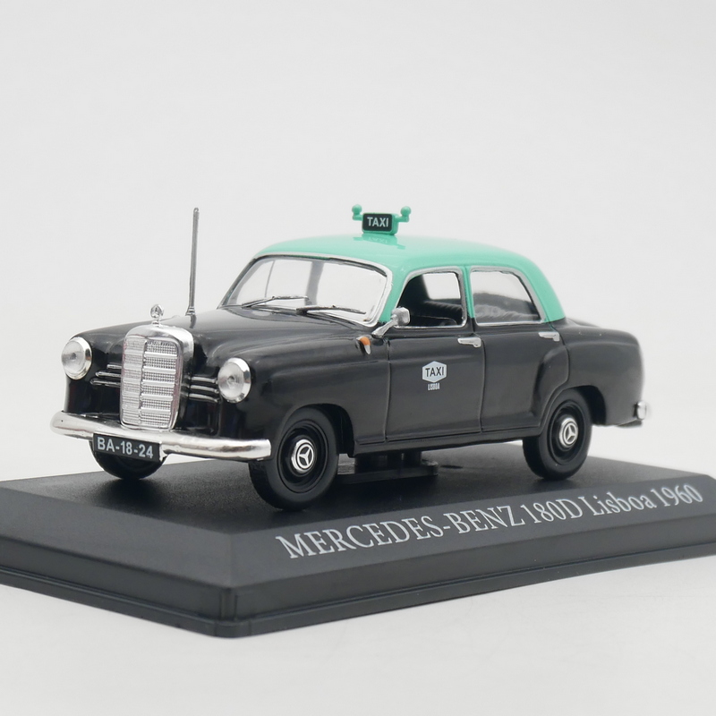 Vintage Collectible Toys - IXO 1:43スケール ダイキャスト合金 1960年式 ベンツ180D タクシー