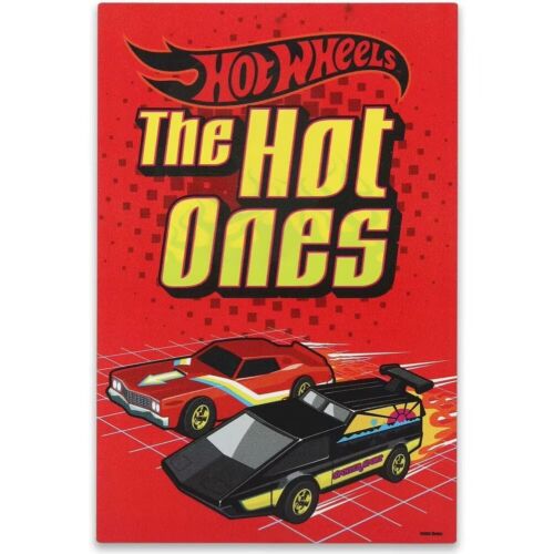 Vintage Collectible Hot Wheels - ホットウィール ザ・ホットワンズ ブリキメタルサインアート ヴィンテージカーコレクタブルデコレーション