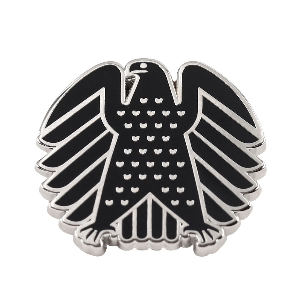 Vintage Collectible Pins - ドイツ連邦黒鷹ブローチ国家シンボルメタルバッジヴィンテージインダストリアルスタイルコレクションラペルピンバックパック装飾