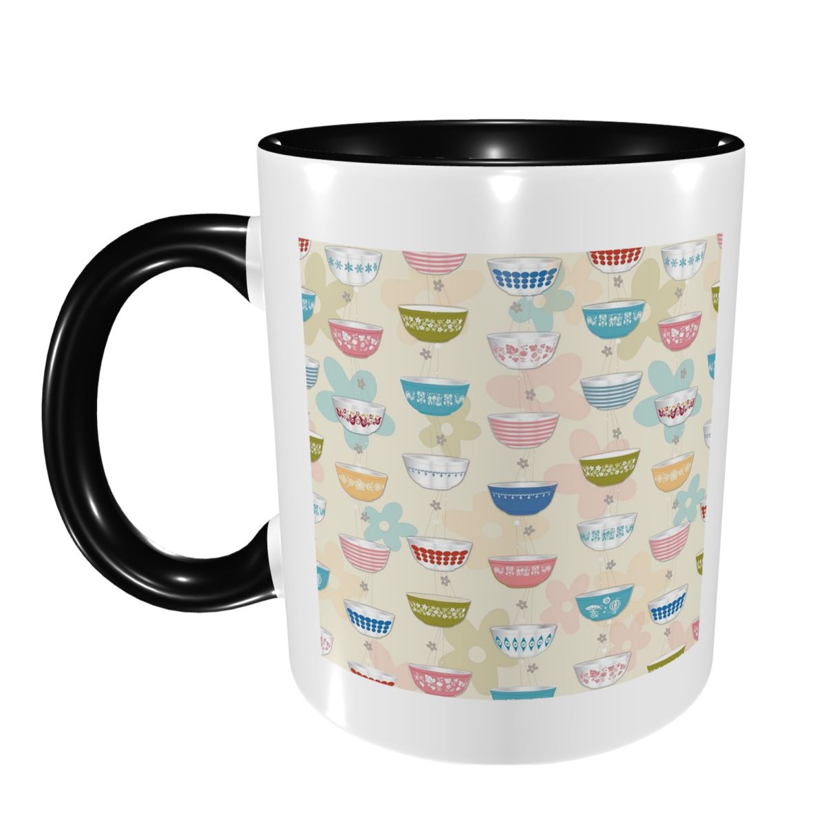 Vintage Collectible Pyrex - ヴィンテージパイレックスボウルコレクションマグ面白いセラミックコーヒーカップティーマグミルクカップドリンクウェア女性男性へのギフト