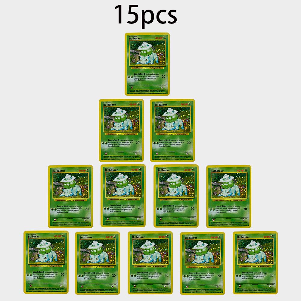 Vintage Pokemon Collectible - DIY PTCG TCGカード フシギダネ ヴィンテージ ベースホロ