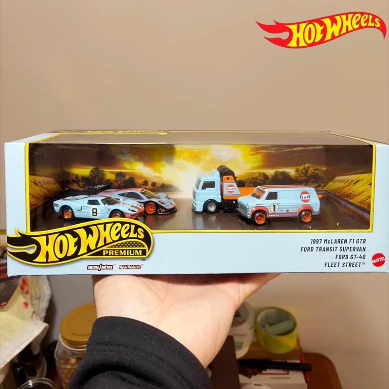 Vintage Collectible Hot Wheels - ホットウィール 1:64 ル・マン ガレージ ガルフオイル リバリーリング