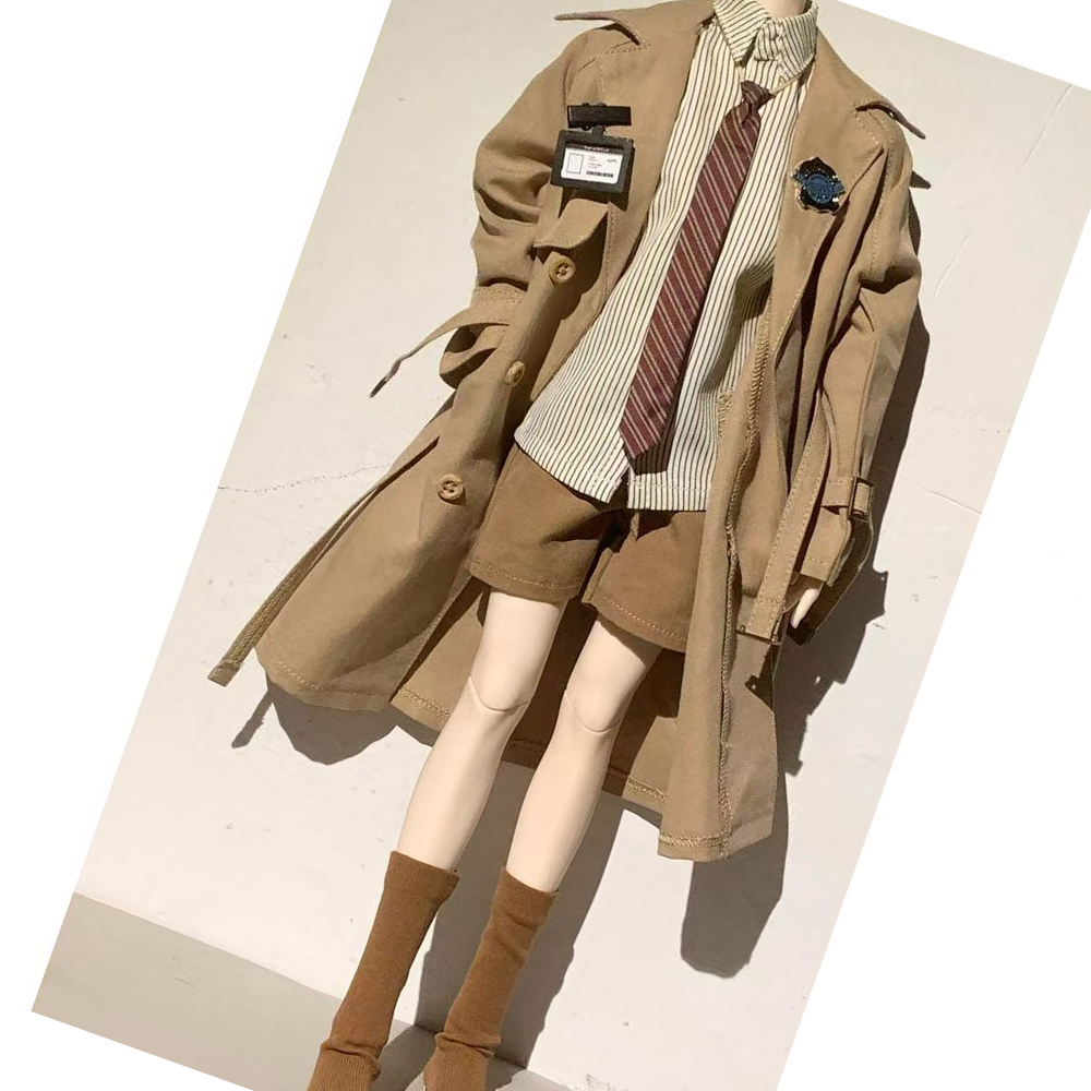 1/4 45cm男性BJDドール用ヴィンテージ探偵風ウインド - Vintage Collectible Accessories のレビューと価格
