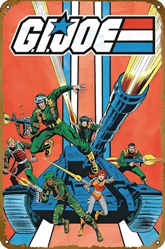 Gi Joe – タンクポスター ヴィンテージ レトロ コレ - Vintage Collectible Tins のレビューと価格