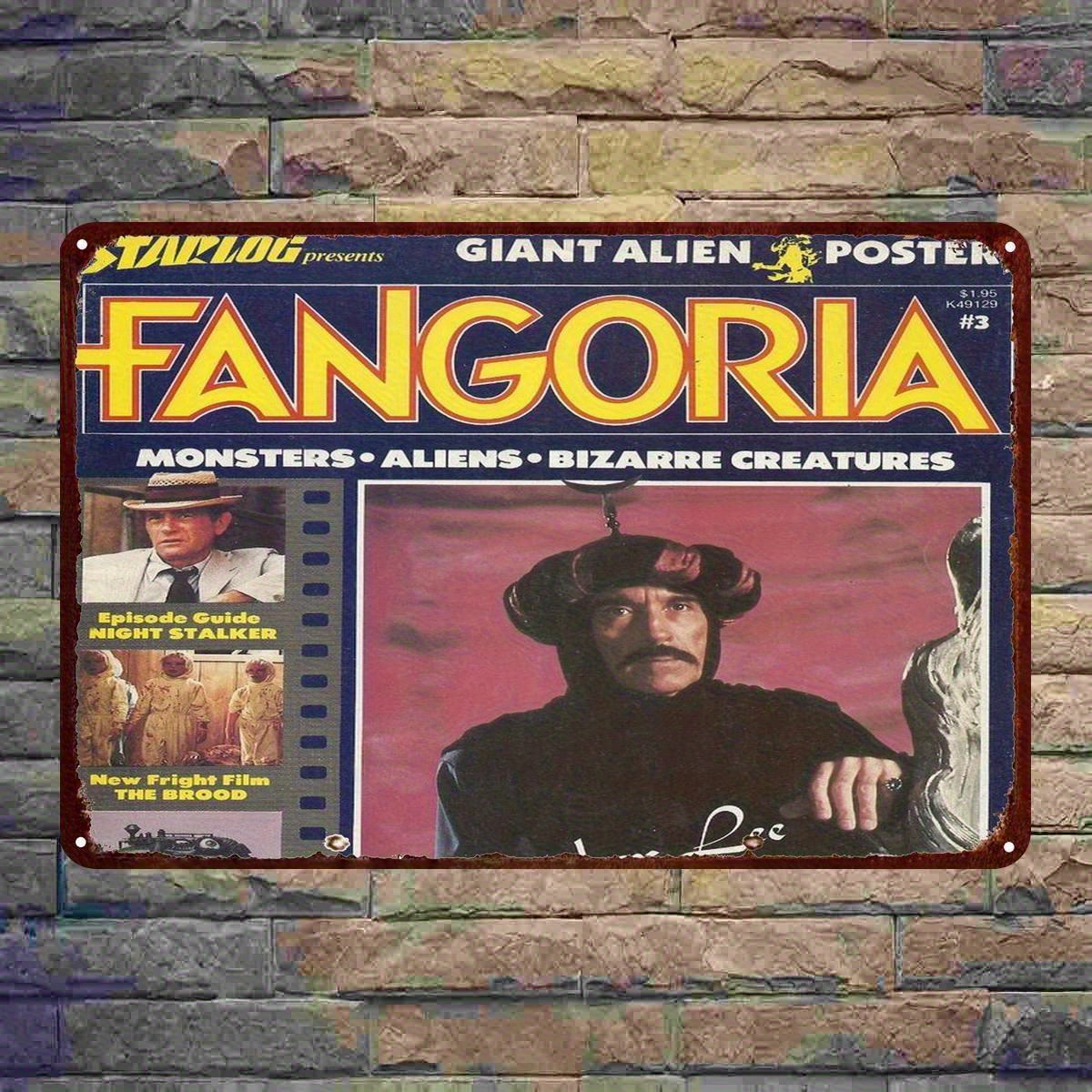 ヴィンテージのファンゴリア雑誌の表紙のブリキ看板 - モンス - Vintage Collectible Tins のレビューと価格