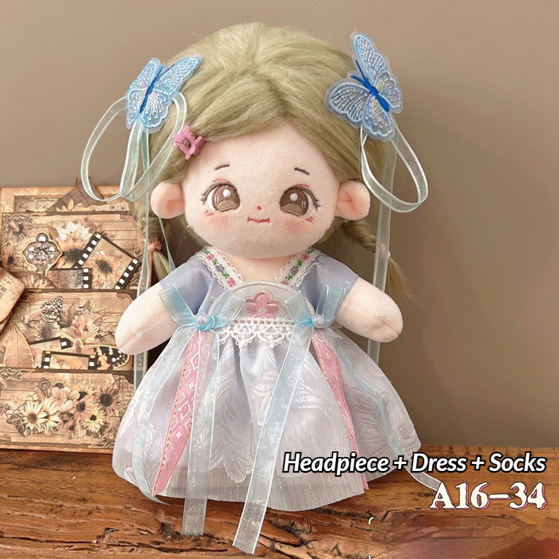 中国風漢服人形衣装 20cm綿ぬいぐるみ用 ヴィンテージ古代 - Vintage Collectible Accessories のレビューと価格