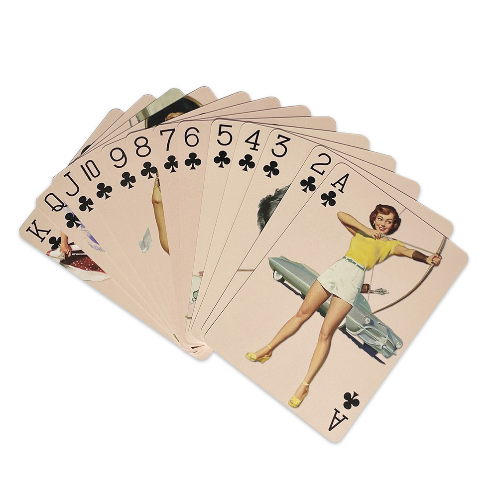 美しいかわいい女の子コレクショントランプポーカーデッキ 54 - Vintage Collectible Playing Cards のレビューと価格