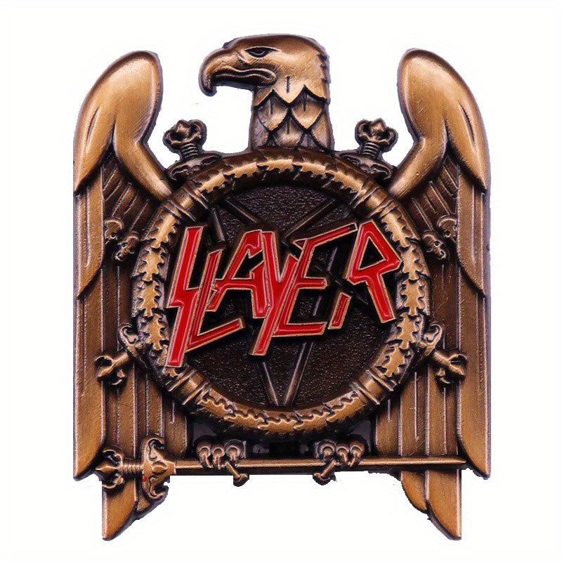 1pc レトロヘビーメタルバンドポップミュージックエナメルピ - Vintage Collectible Pins のレビューと価格