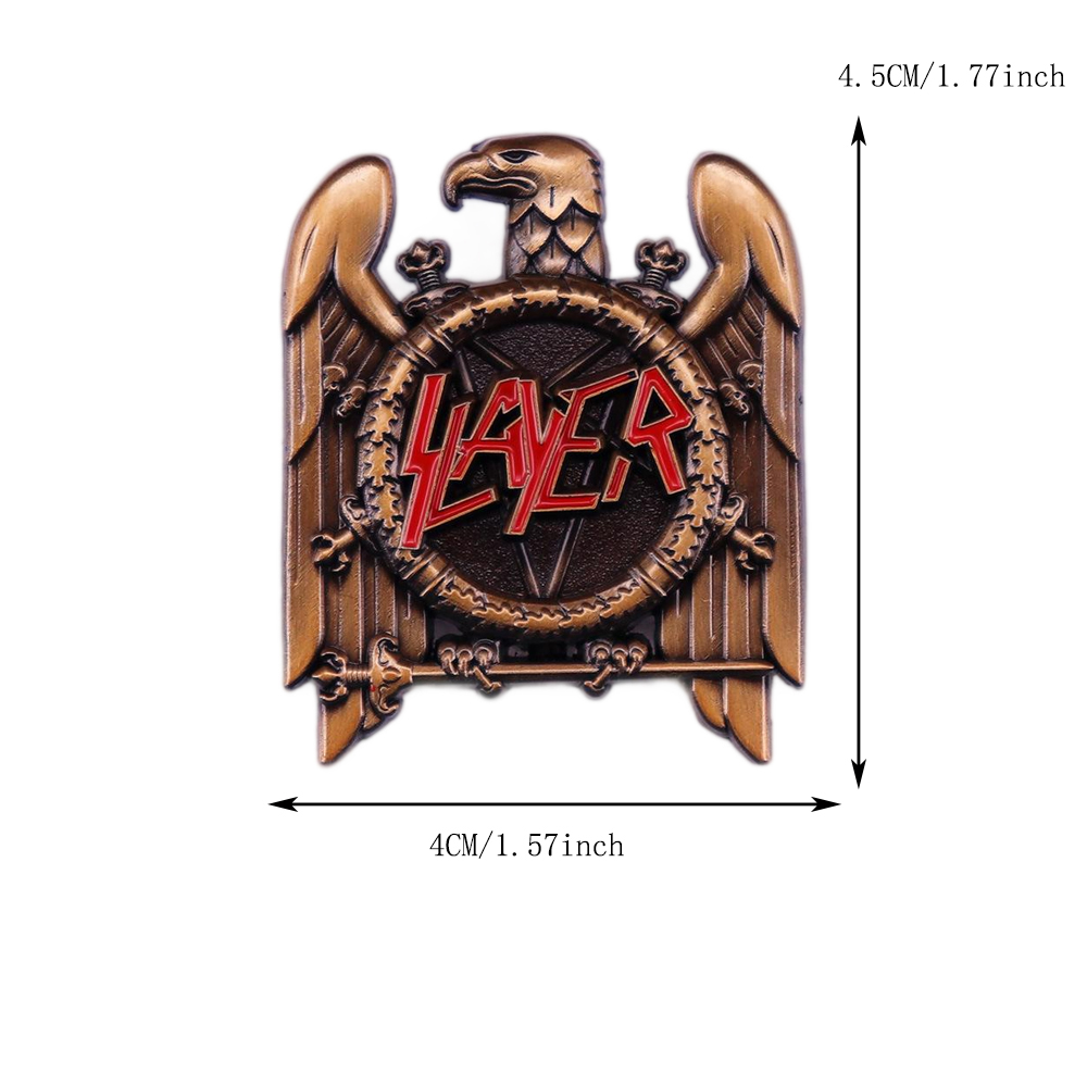 1pc レトロヘビーメタルバンドポップミュージックエナメルピ - Vintage Collectible Pins のレビューと価格