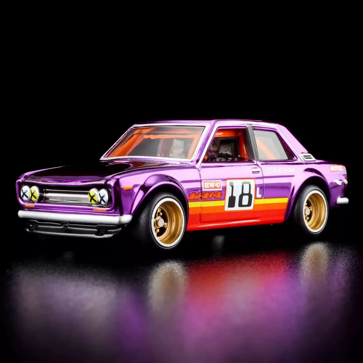 オリジナルホットウィール RLC 1:64 パープルダットサ - Vintage Collectible Hot Wheels のレビューと価格