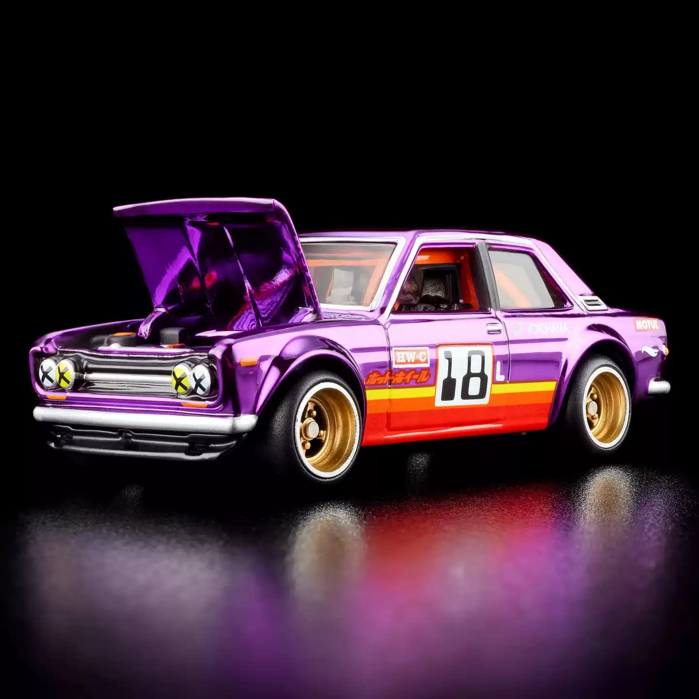 オリジナルホットウィール RLC 1:64 パープルダットサ - Vintage Collectible Hot Wheels のレビューと価格
