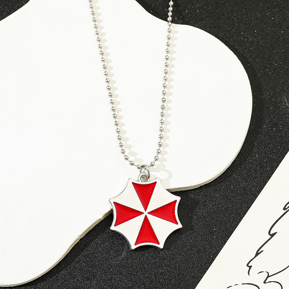 ヴィンテージファッション赤い傘ペンダントネックレスクールでス - Vintage Collectible Accessories のレビューと価格