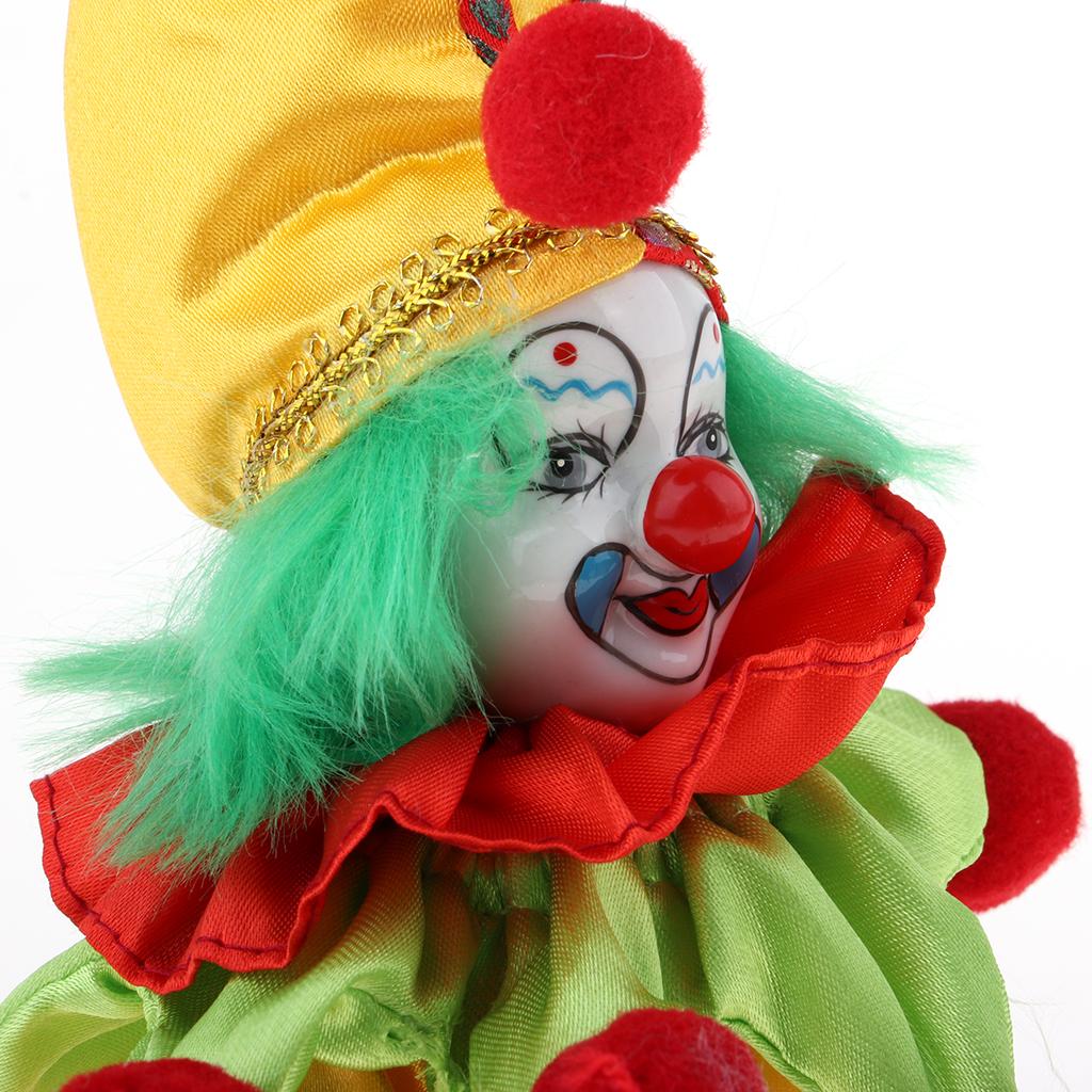 ピエロ人形 磁器製 手作り 収集価値のある人形 可動式人形  - Vintage Collectible Clowns のレビューと価格