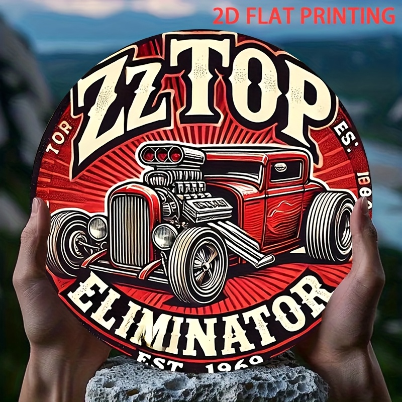 2D フラット、1個 ZZ Top エリミネーター ホットロ - Vintage Collectible Signs のレビューと価格