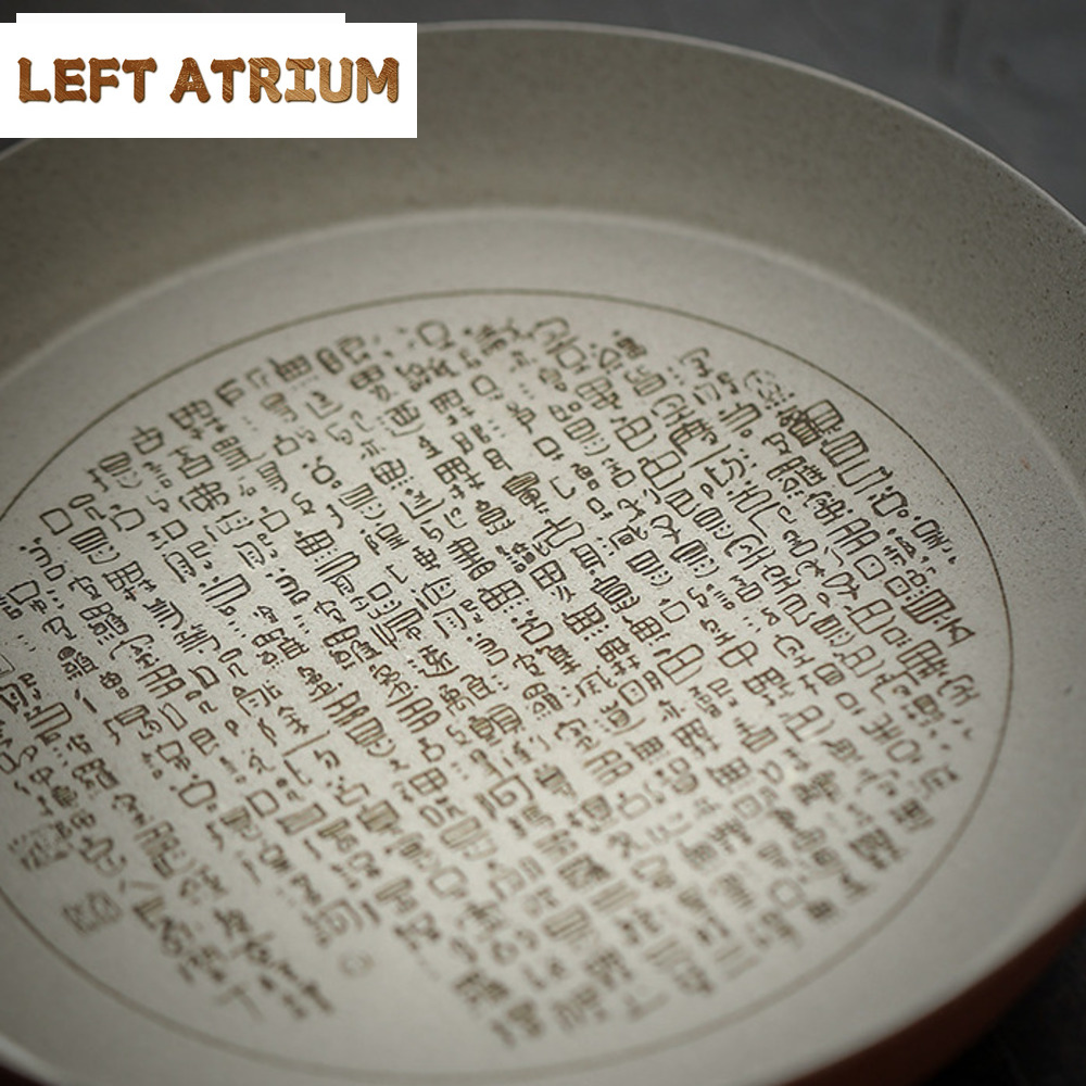 手作りの般若心経粗陶器ポットホルダー、ヴィンテージドライブリ - Vintage Collectible Accessories のレビューと価格