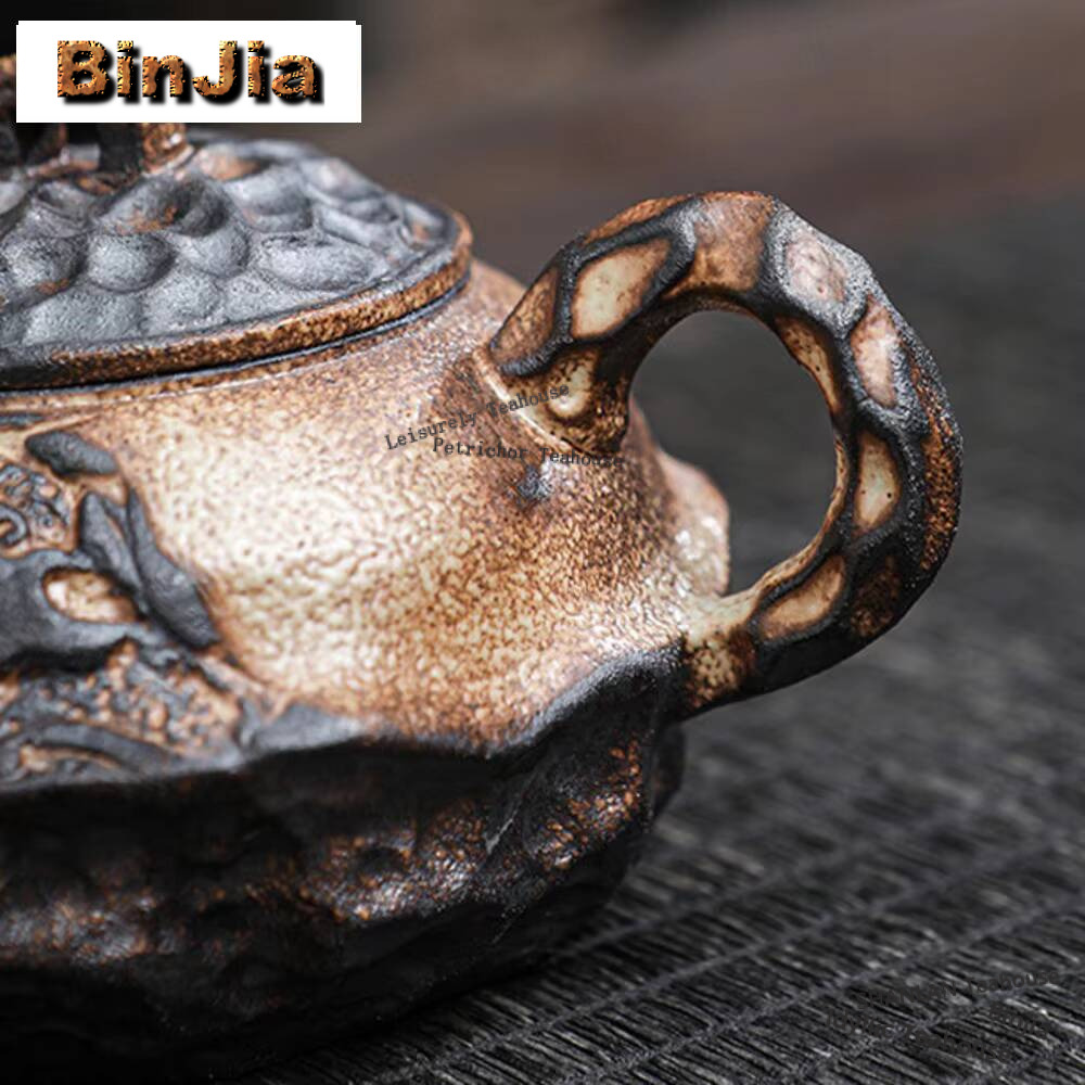 古い日本の岩の泥のティーポット,ヴィンテージの粗い陶器の石の - Vintage Collectible Accessories のレビューと価格