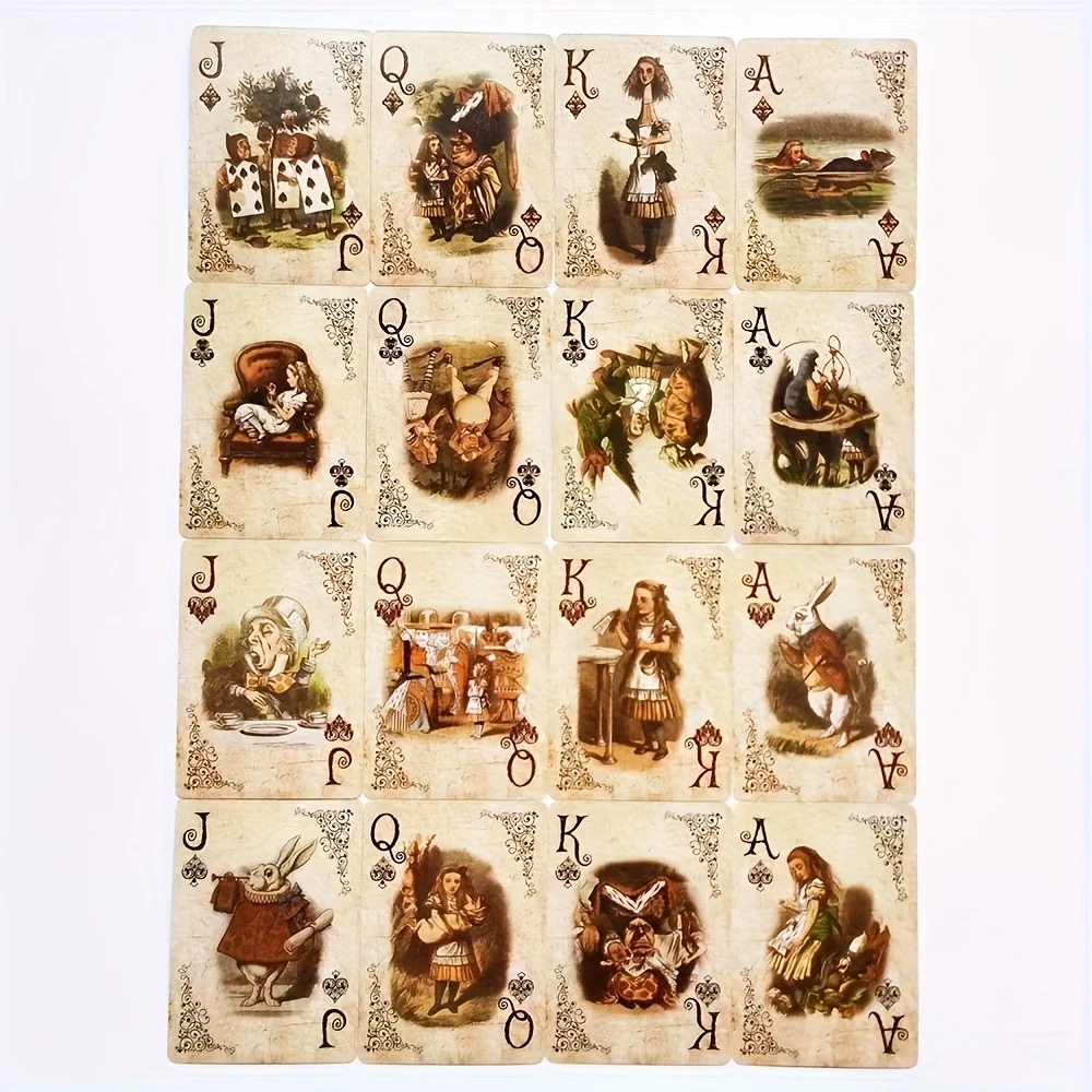 1セット/2セット アリスヴィンテージペーパーポーカー。ワン - Vintage Collectible Playing Cards のレビューと価格
