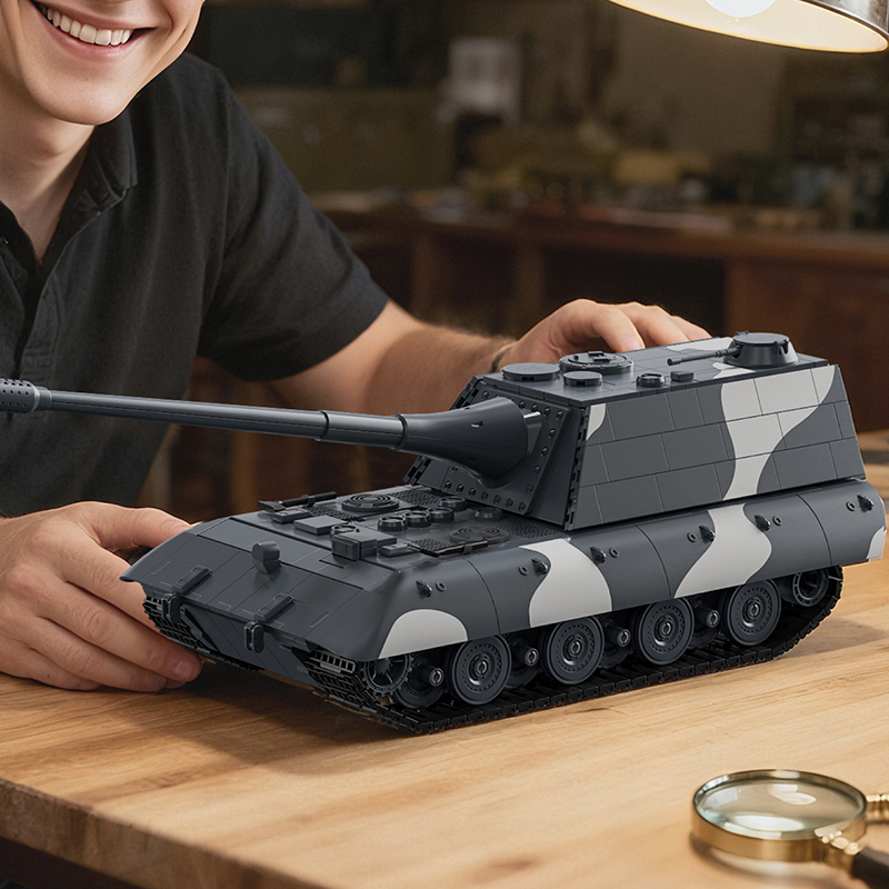 1836ピース MOC 大人向け E-100 戦車駆逐艦モデ - Vintage Collectible Toys のレビューと価格