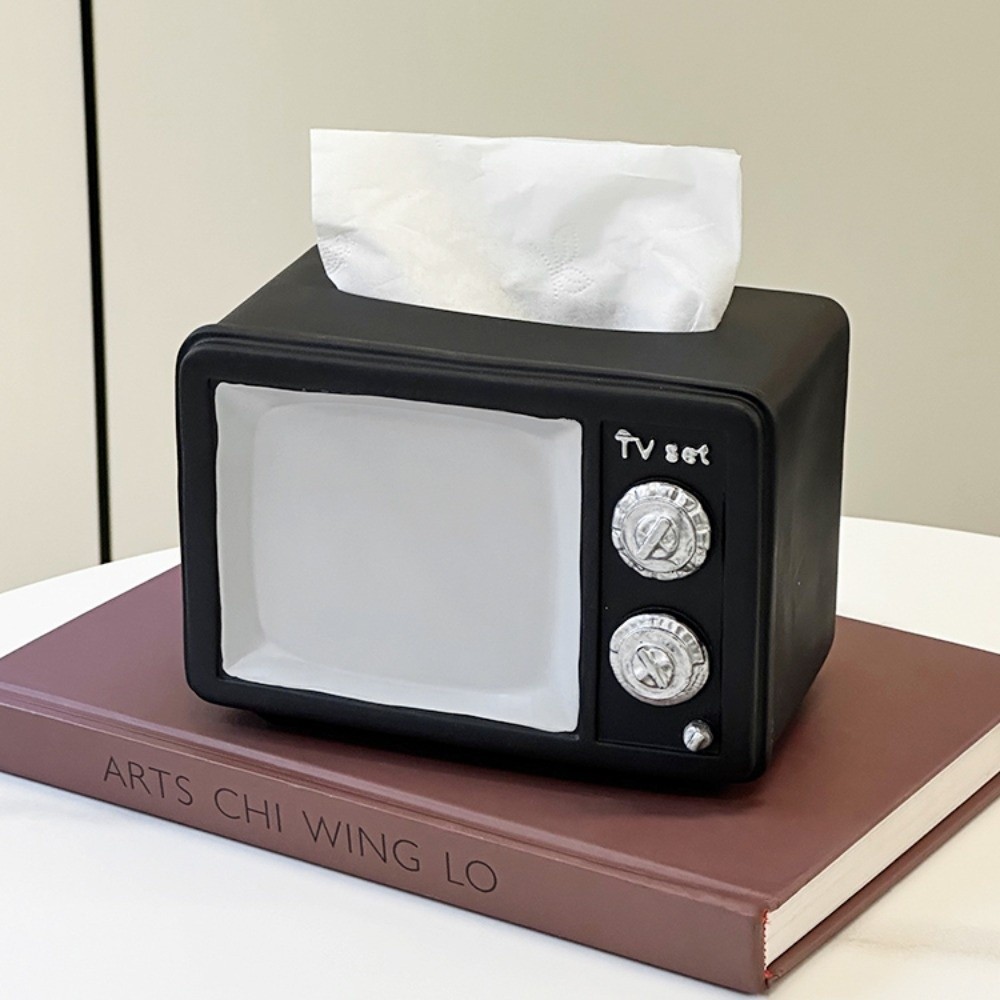 アンチドロップヴィンテージテレビティッシュボックスオーナメン - Vintage Cartoon Collectible のレビューと価格
