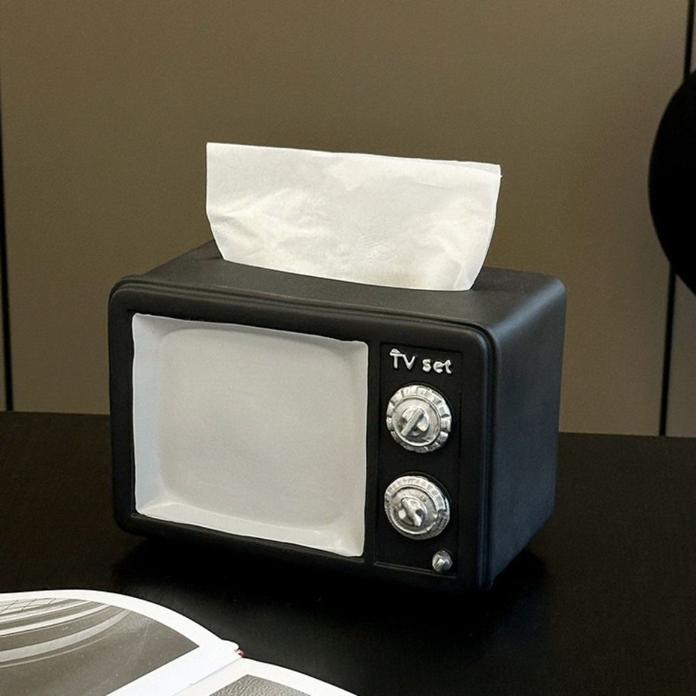 アンチドロップヴィンテージテレビティッシュボックスオーナメン - Vintage Cartoon Collectible のレビューと価格