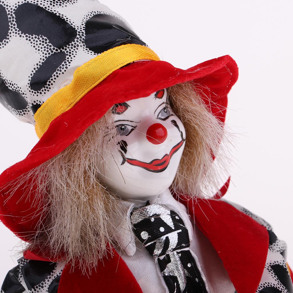 ピエロ人形 磁器製 ヴィンテージ 手作り 可動式人形 子供の - Vintage Collectible Clowns のレビューと価格