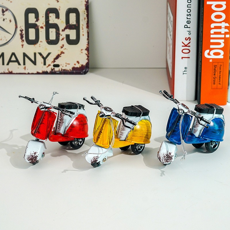 ヴィンテージレトロメタル飛行機バイクモデルミニチュアブリキ工 - Vintage Collectible Tins のレビューと価格