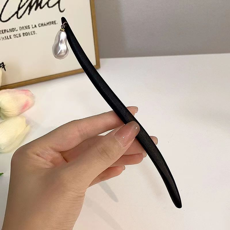 ヴィンテージ中国風の木製花ヘアスティックパールヘアピンジュエ - Vintage Collectibles For Sale のレビューと価格
