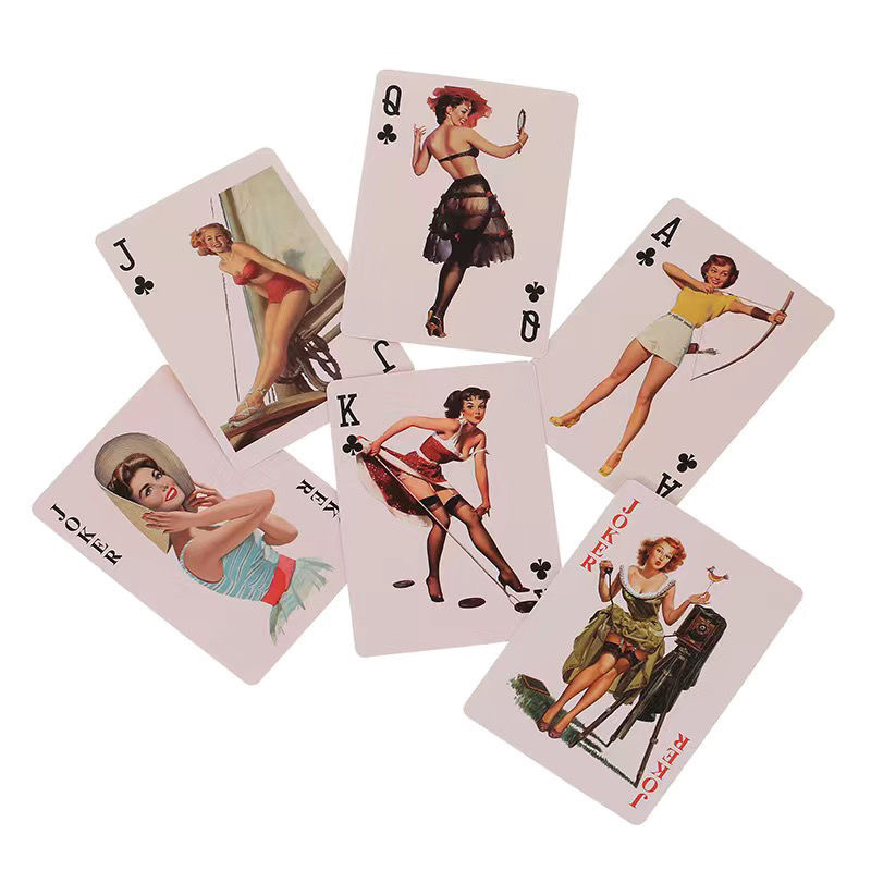 ヴィンテージセクシーなビキニビューティートランプ、かわいい女 - Vintage Collectible Playing Cards のレビューと価格