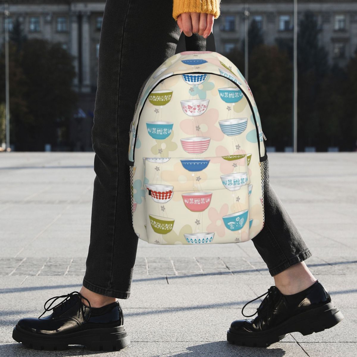 ヴィンテージパイレックスボウルコレクションバックパック学生ブ - Vintage Collectible Pyrex のレビューと価格