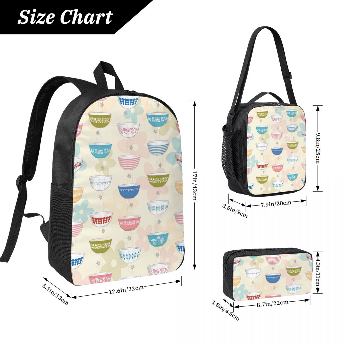 ヴィンテージパイレックスボウルコレクションバックパック男の子 - Vintage Collectible Pyrex のレビューと価格