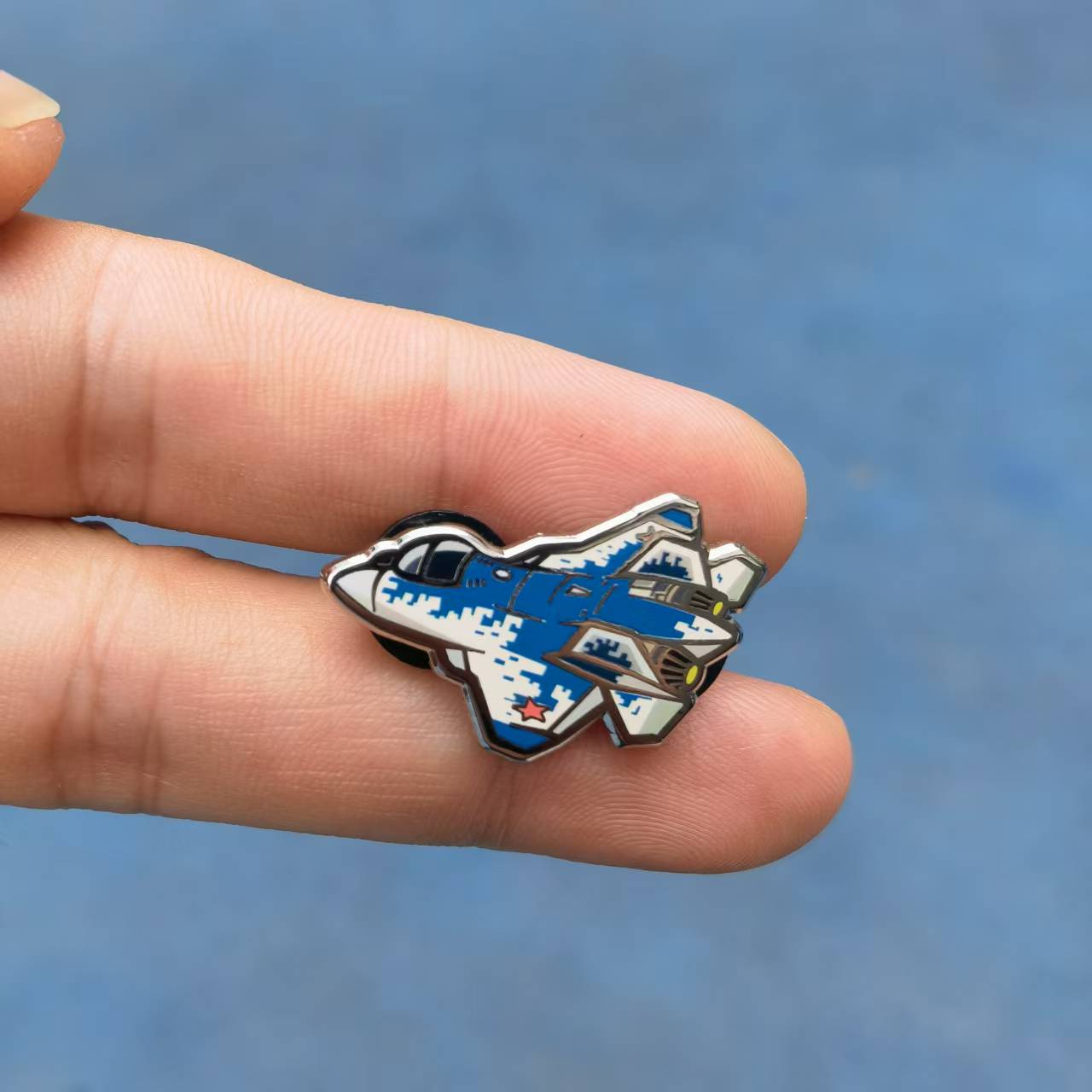 オリジナルちび飛行機バッジヴィンテージパイロットピンデニムジ - Vintage Collectible Pins のレビューと価格