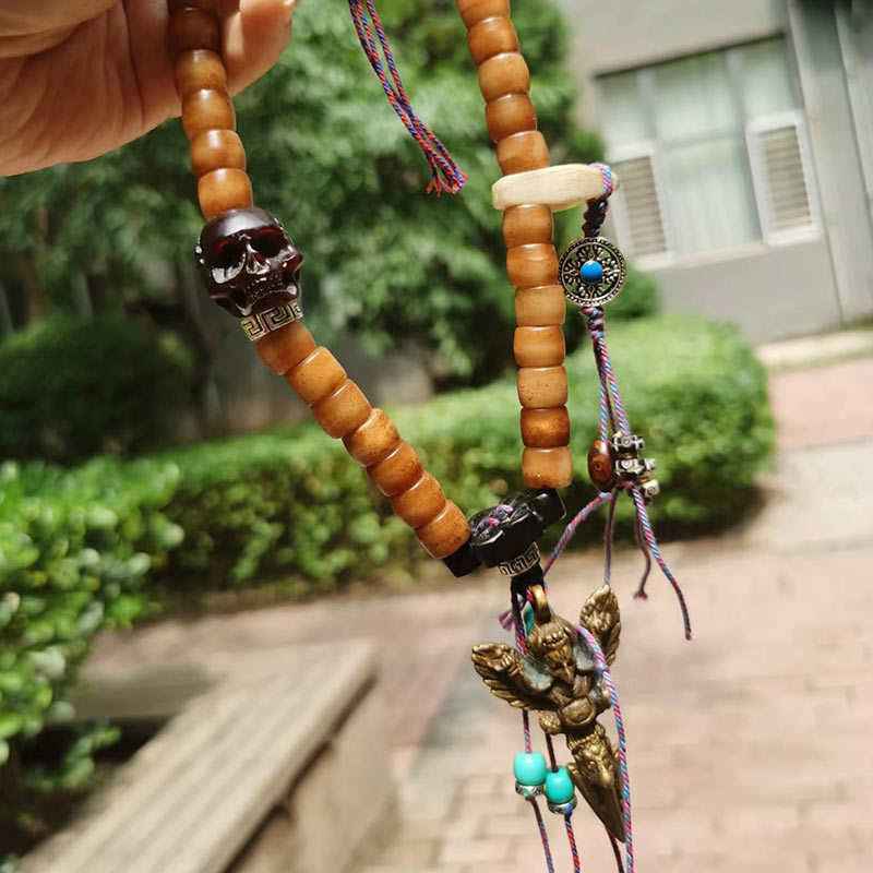 手磨きのヴィンテージキャメルボーンビーズ、レトロアクセサリー - Vintage Collectible Accessories のレビューと価格