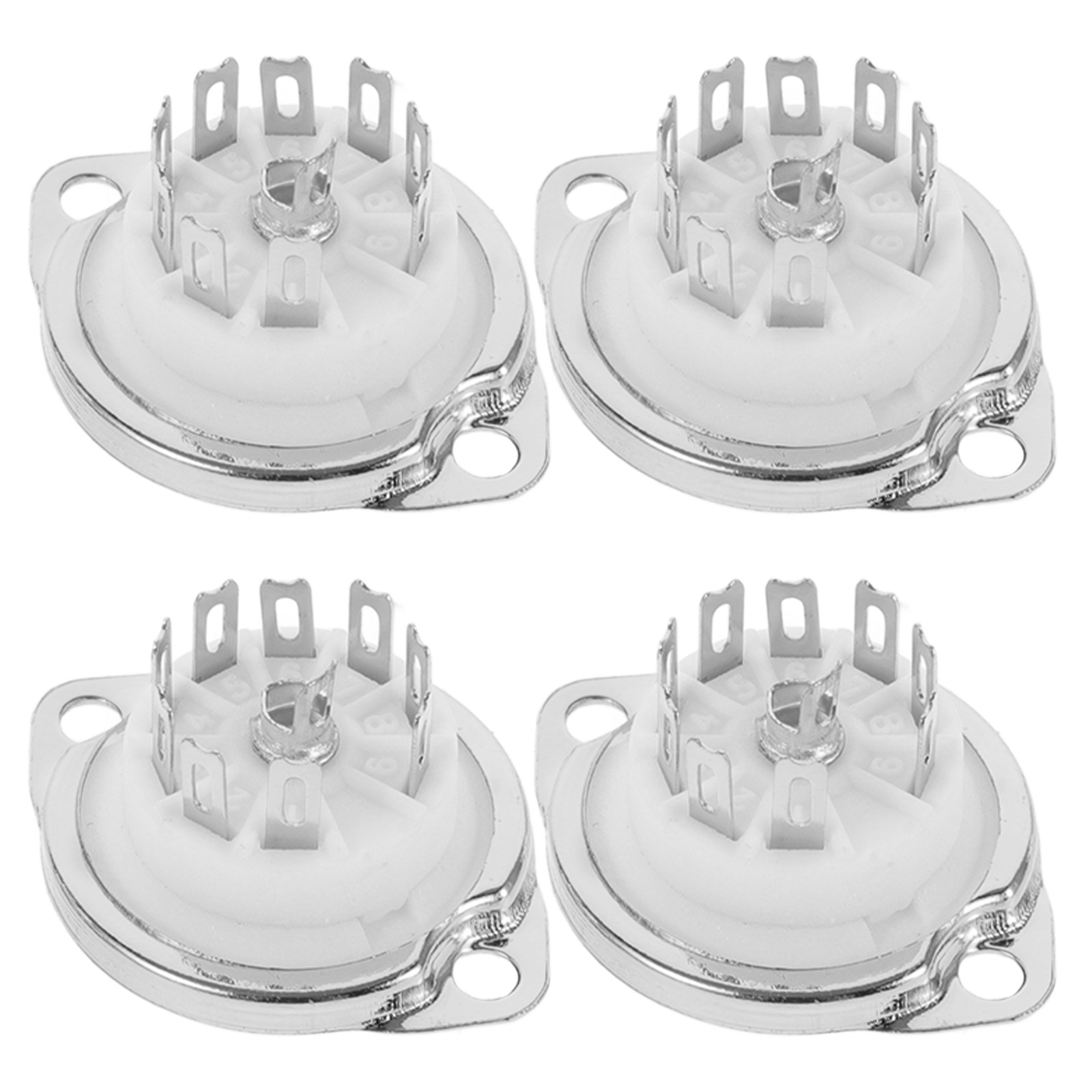 4個入り 9ピン セラミックチューブソケット 多機能 簡単取 - Tube Amplifier Part のレビューと価格