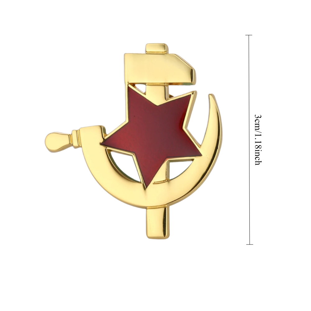 ヴィンテージソビエトバッジ1個 - ハンマーと鎌のラペルピン - Vintage Collectible Pins のレビューと価格