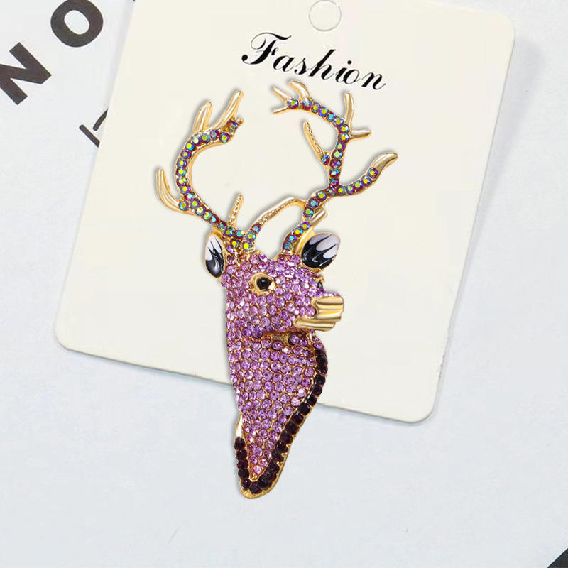 ヴィンテージ鹿ブローチコレクション、エナメル＆クリスタルアニ - Vintage Collectible Pins のレビューと価格